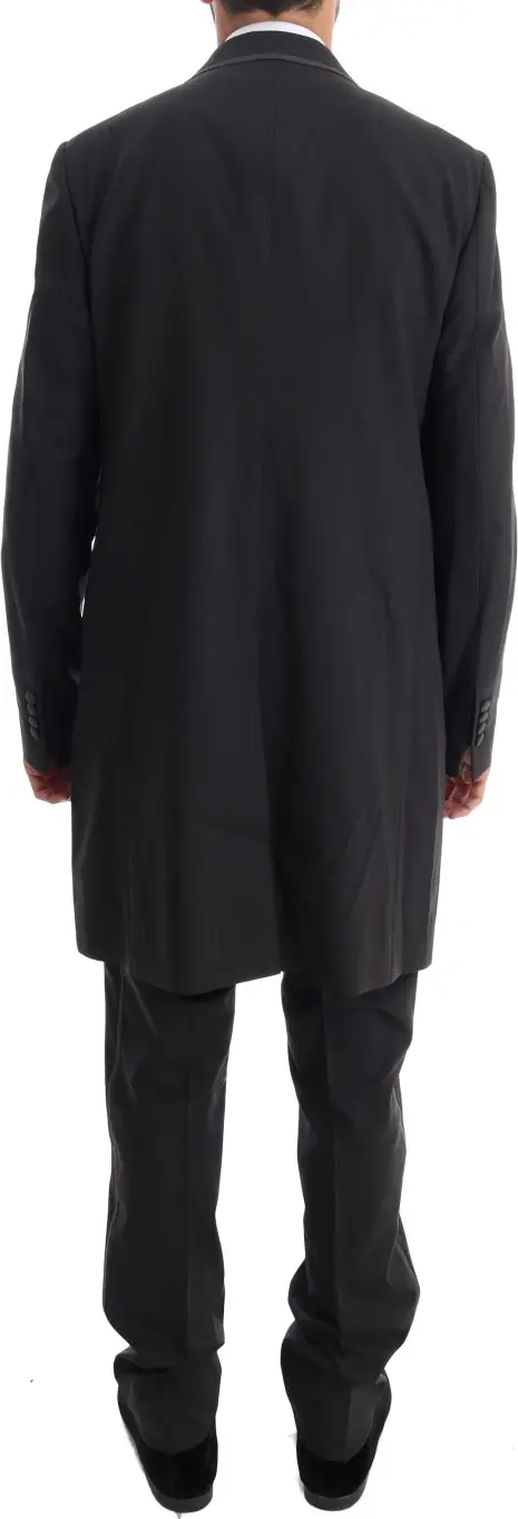Dolce & Gabbana Kulrang Jun Streych Kostyum