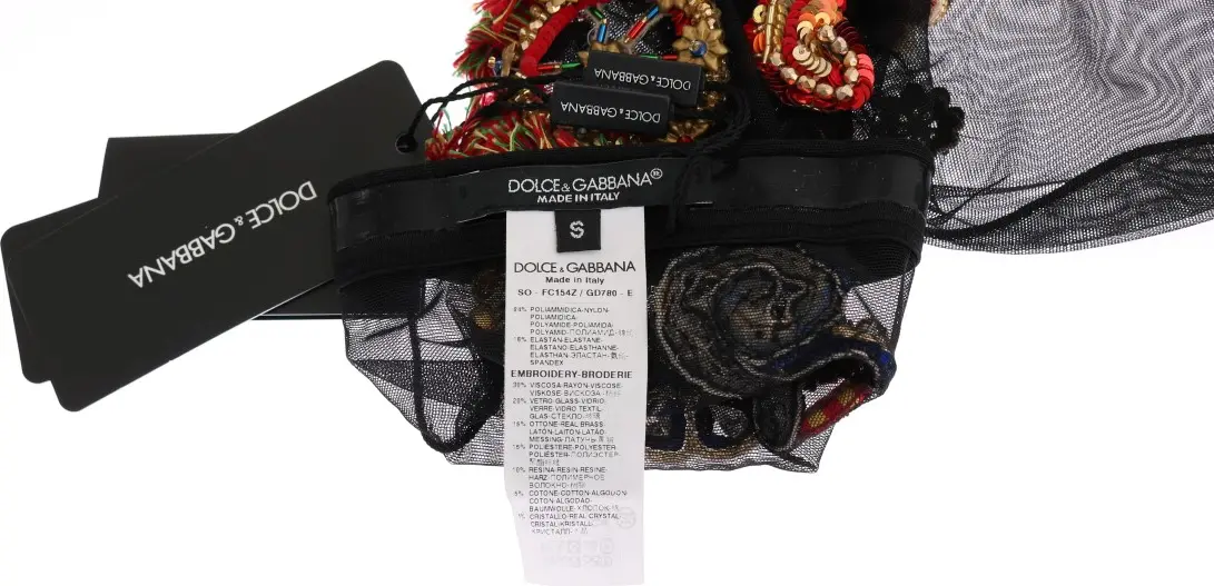 Socks Dolce & Gabbana Gambaletto Tulle FLRCP Carretto