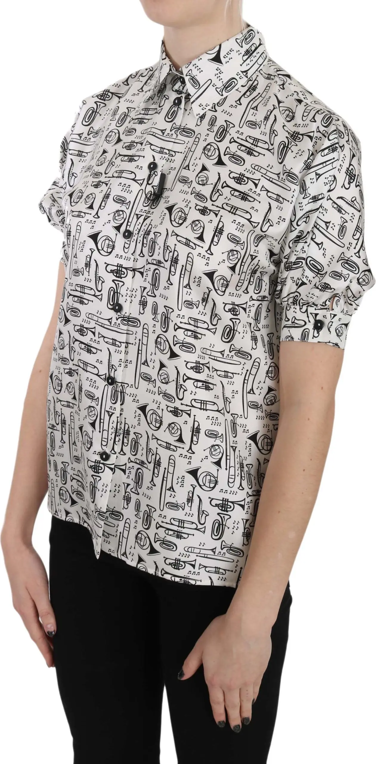 Blouse Dolce & Gabbana Trumpet Print