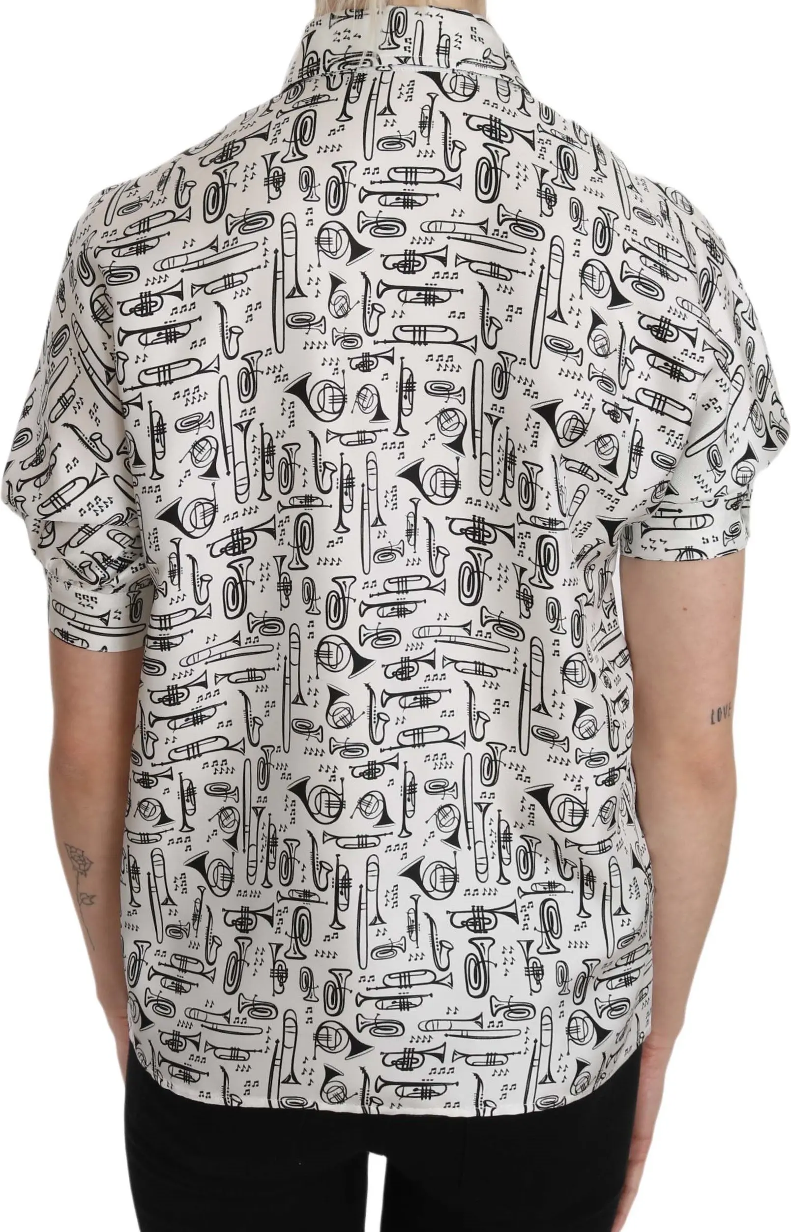 Blouse Dolce & Gabbana Trumpet Print