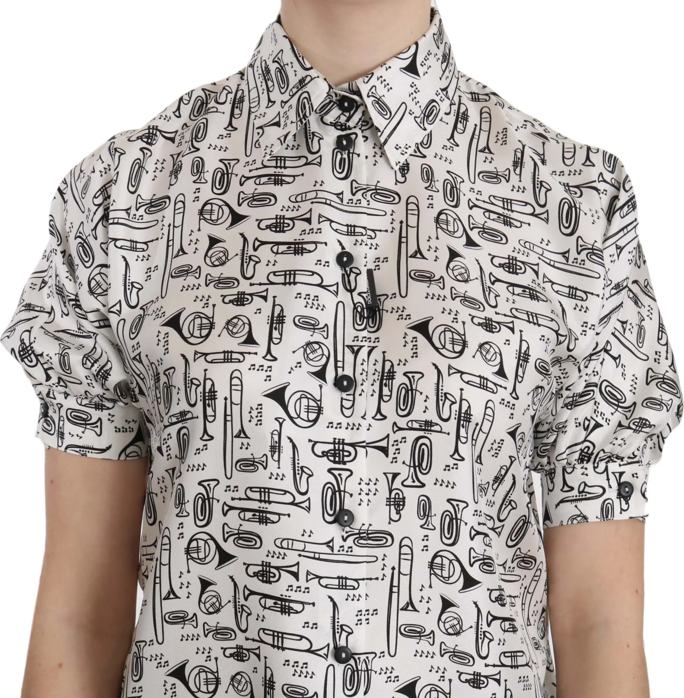 Blouse Dolce & Gabbana Trumpet Print