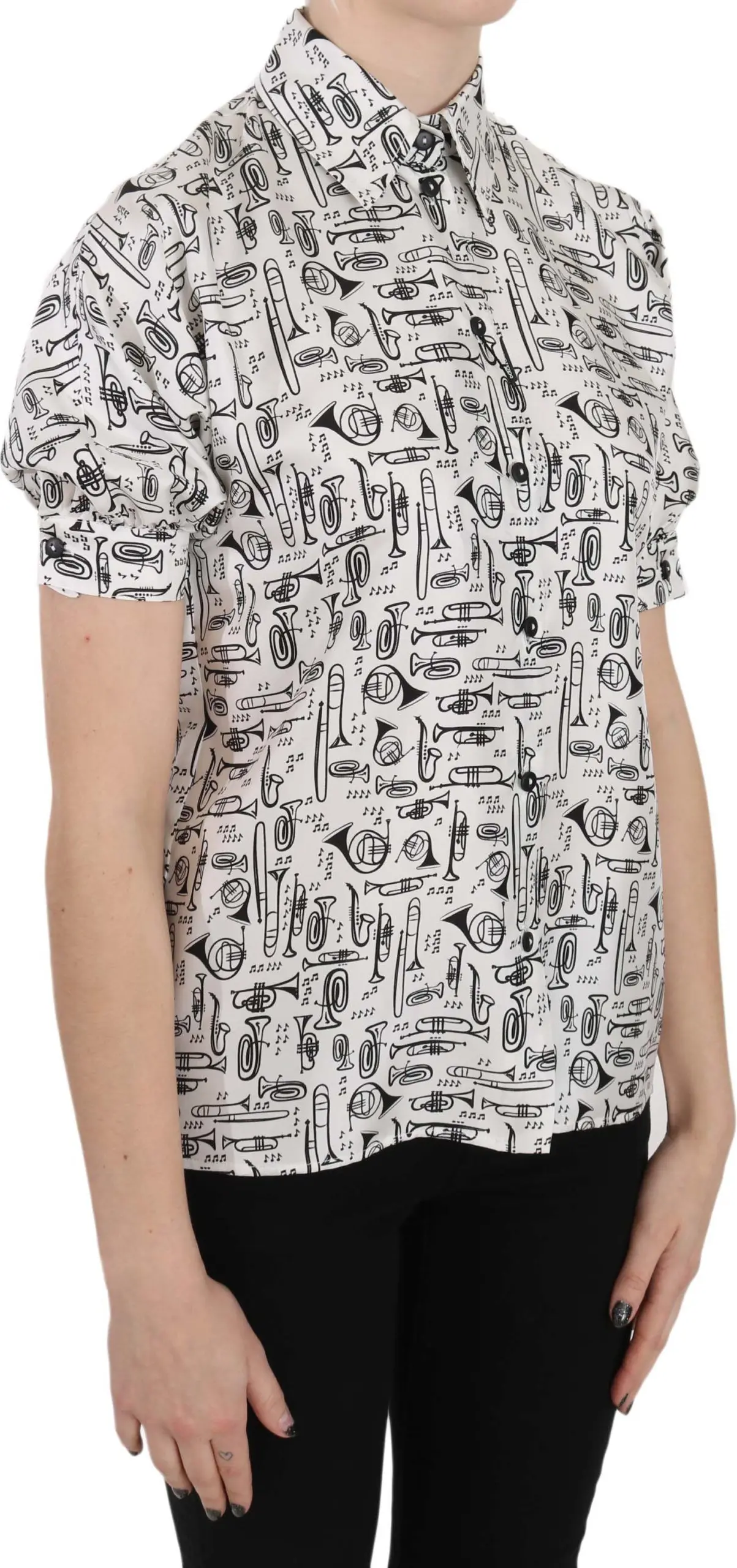 Blouse Dolce & Gabbana Trumpet Print