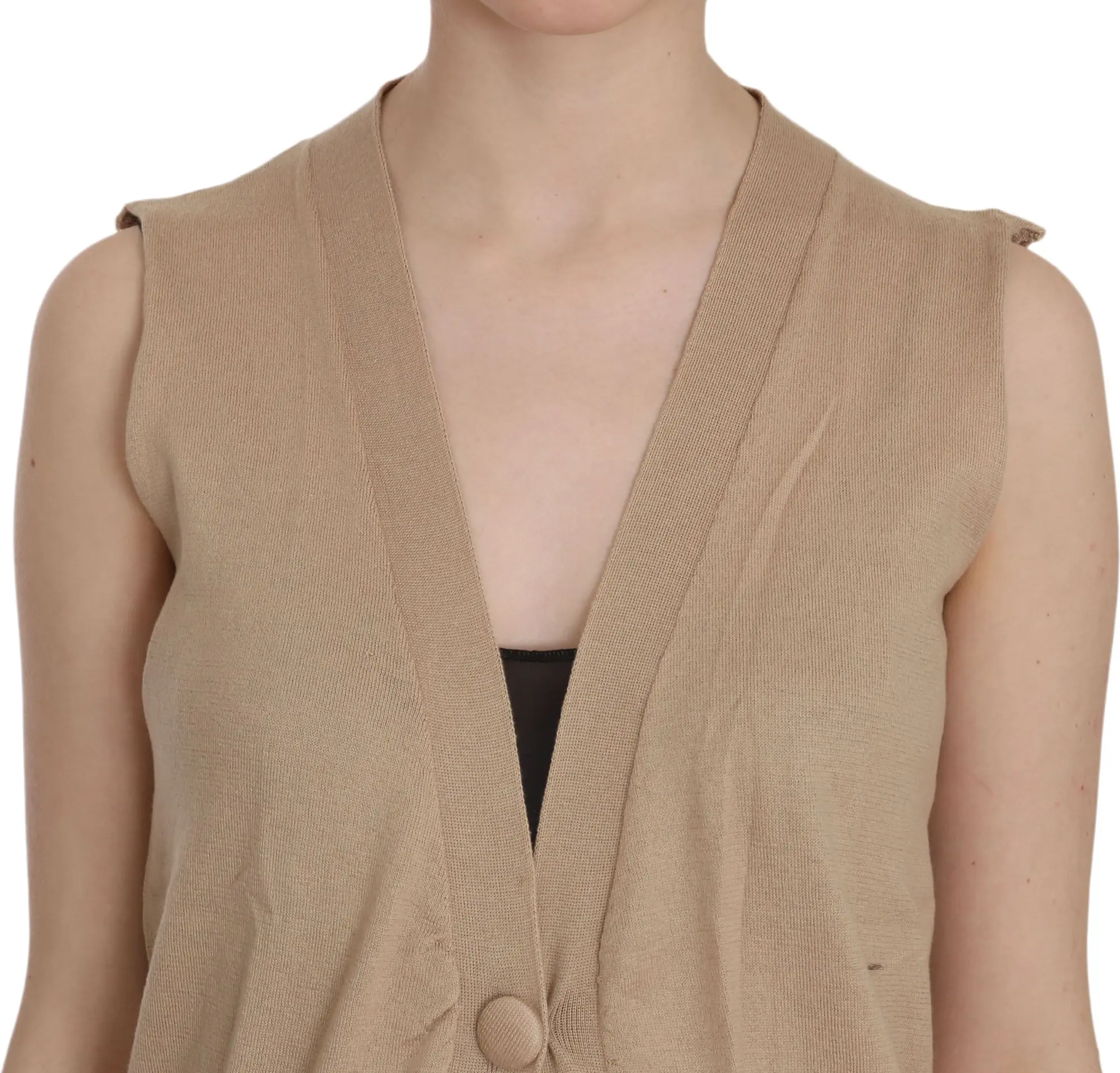 Sleeveless Cardigan Top Think Pink