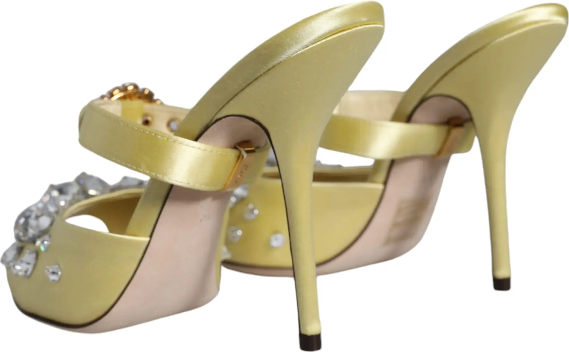 Dolce & Gabbana Satin Crystal Sandal