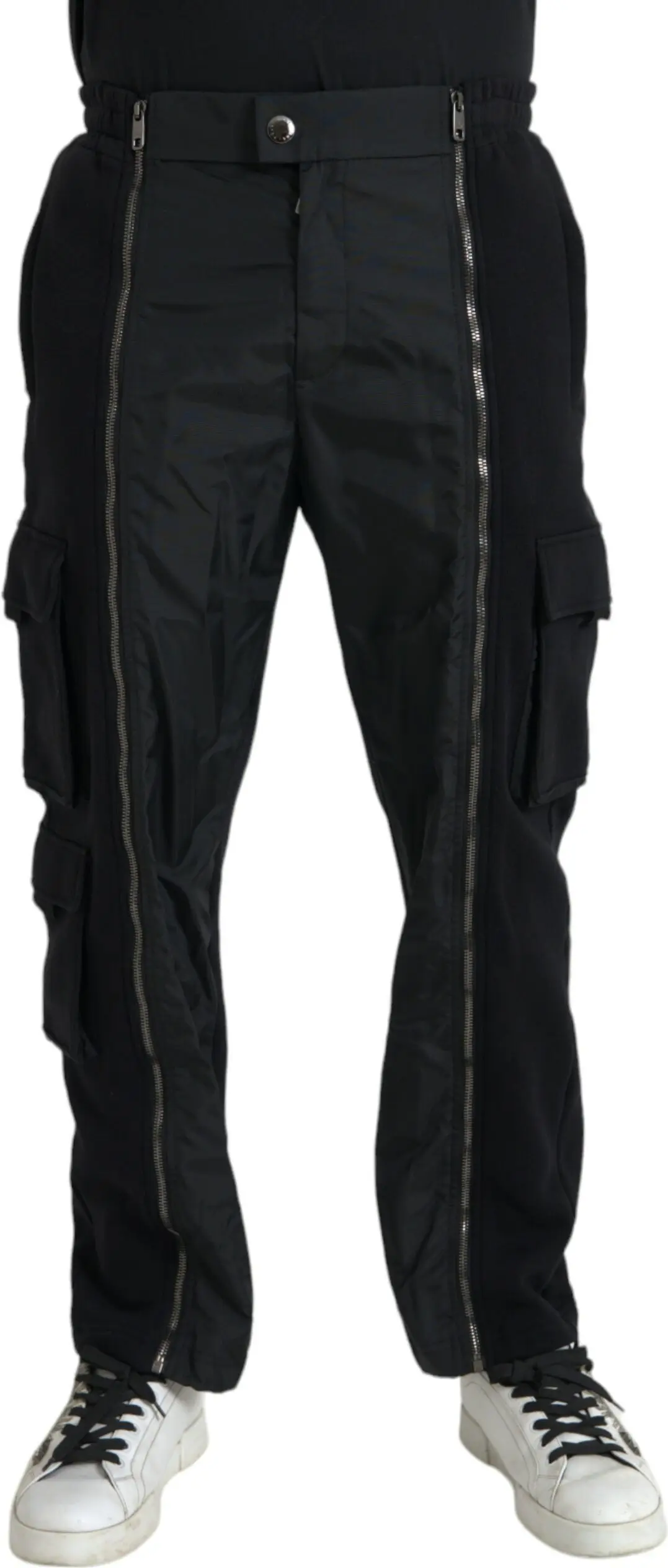 Pants Dolce & Gabbana Black Cotton Blend Skinny