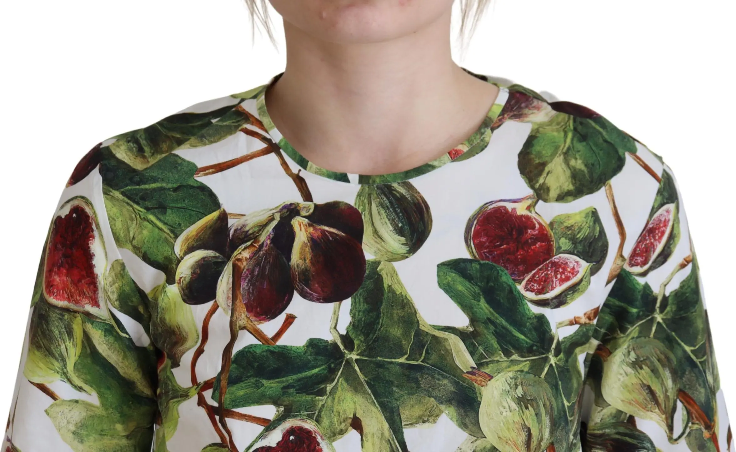 Dolce & Gabbana T-shirt Crew-neck Paxta Ustki Bluzka