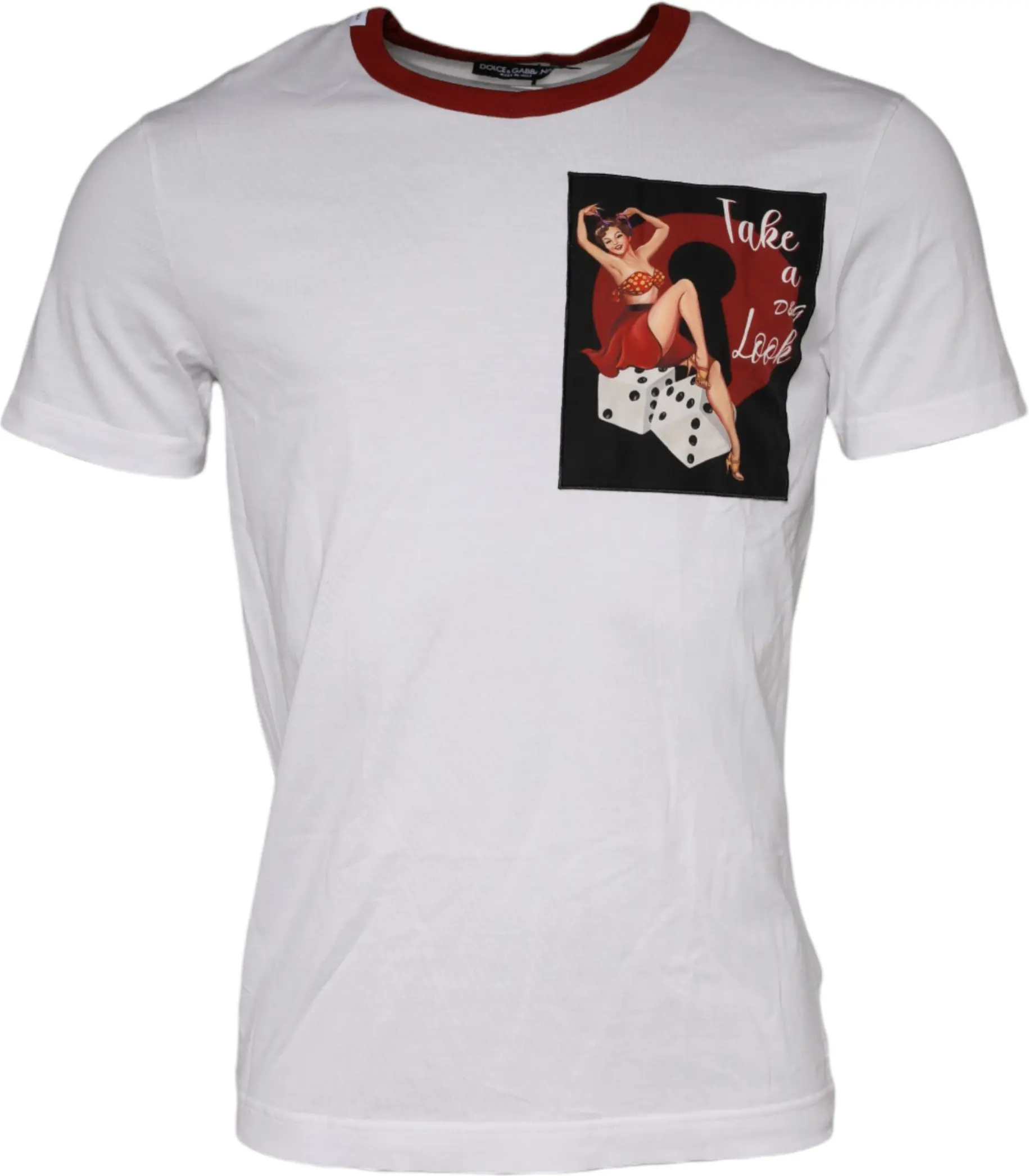Dolce & Gabbana dan oq rangli T-shirt