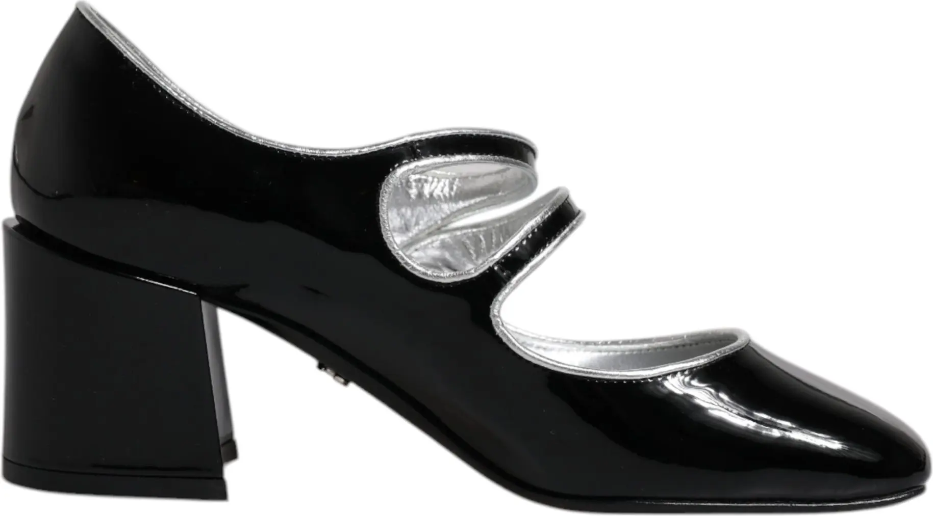 Pumps Shoes Dolce & Gabbana Black Patent Leather Crystal Mary Jane