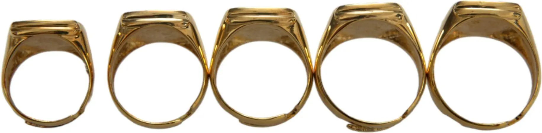 Dolce & Gabbana Rasmi Guruch Emal Belgisi 5 ta uzuk to'plami