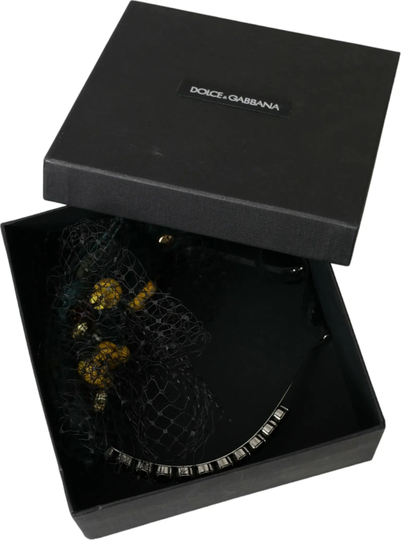 Ободок-диадема Dolce & Gabbana Черные Лимоны Сицилии