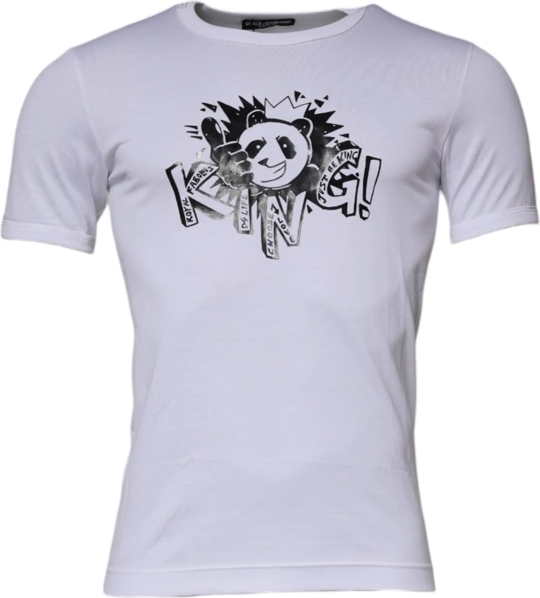 Футболка Dolce & Gabbana White Panda King