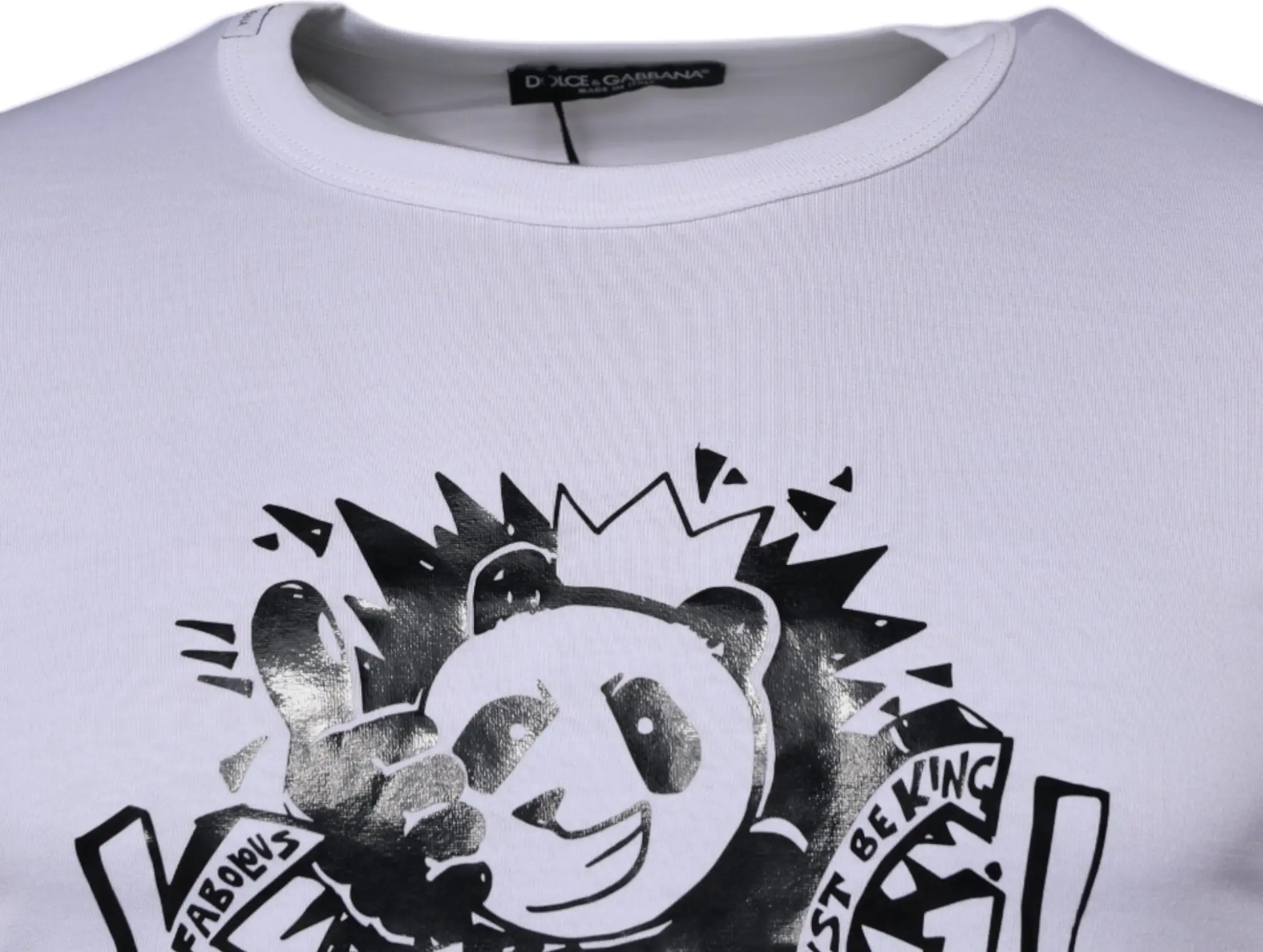 Футболка Dolce & Gabbana White Panda King