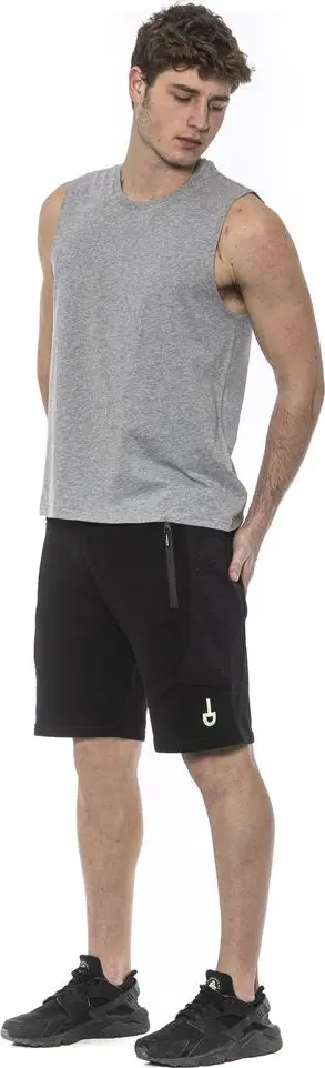 Tond Gray Cotton Men Tank Top