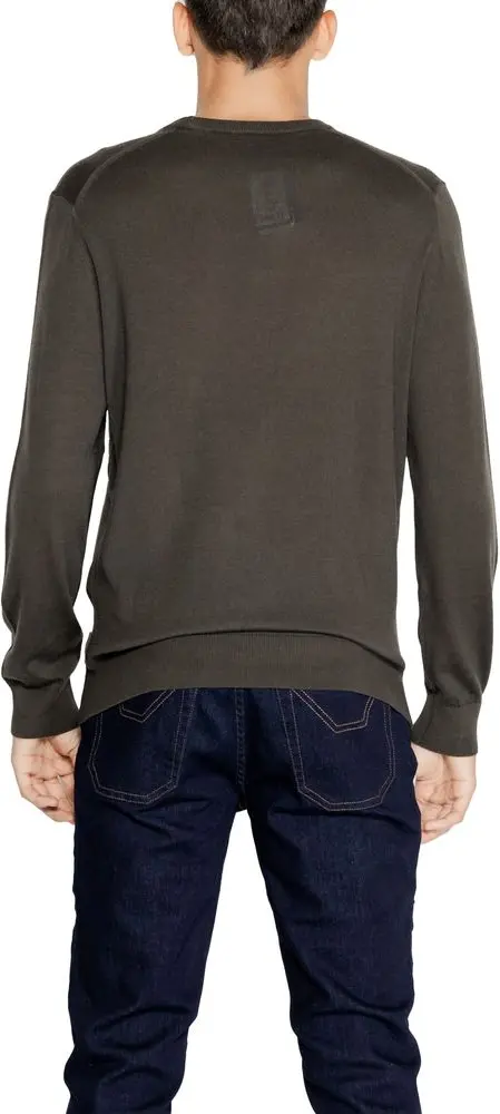 Зеленый шерстяной свитшот Armani Exchange