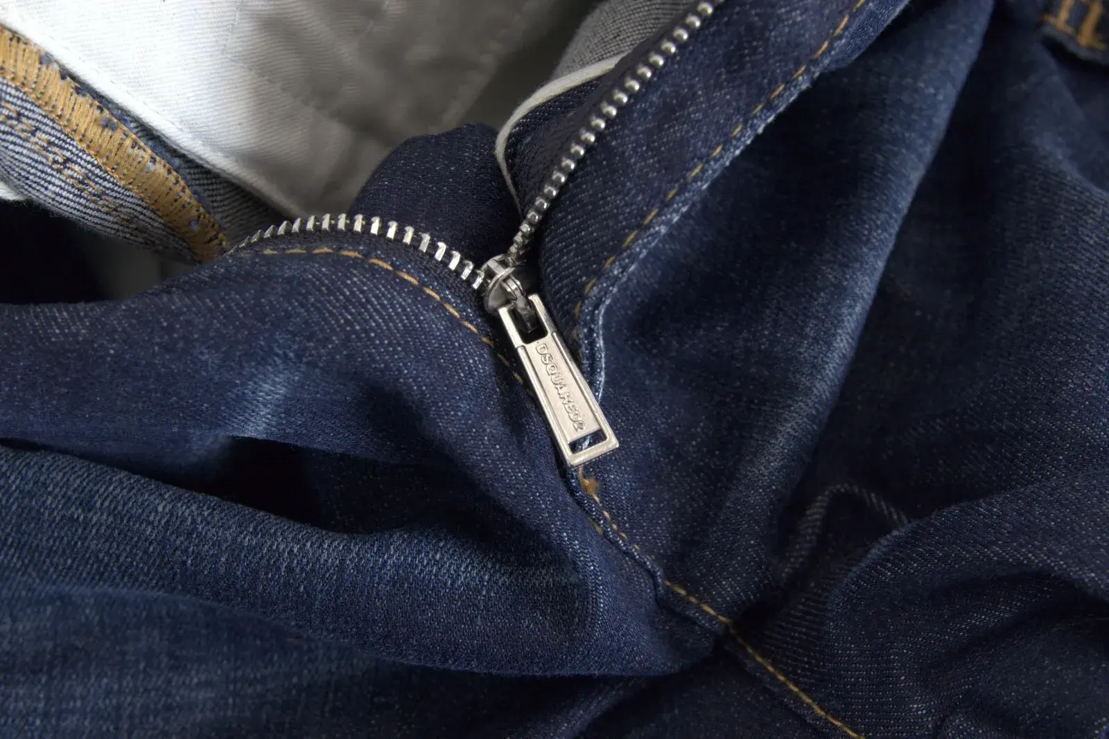 Blue High Waist Cotton Cargo Baggy Denim Jeans Dsquared2