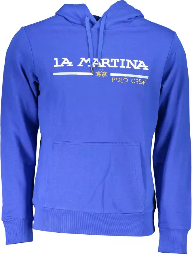 Blue Cotton Sweater La Martina