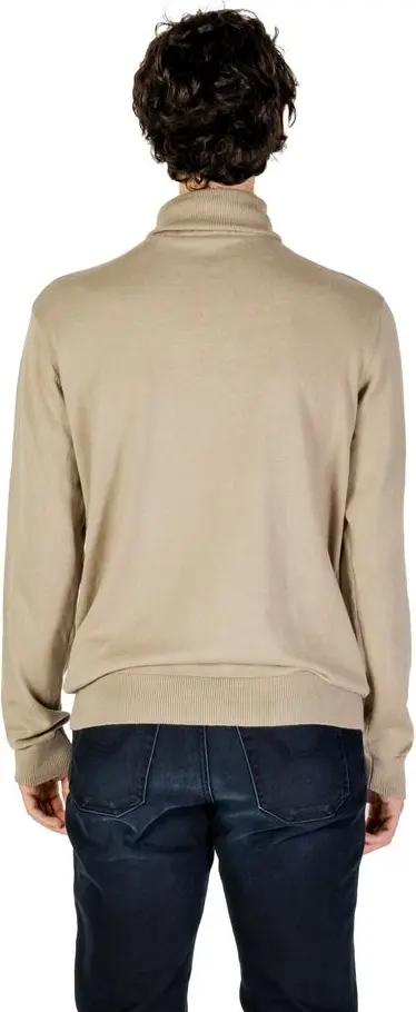 Sweater U.S. Polo Assn. Beige Cotton Turtleneck