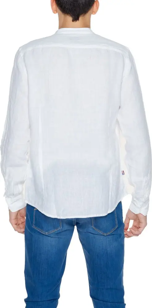 Рубашка Blauer из белого льна