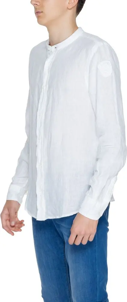 Рубашка Blauer из белого льна