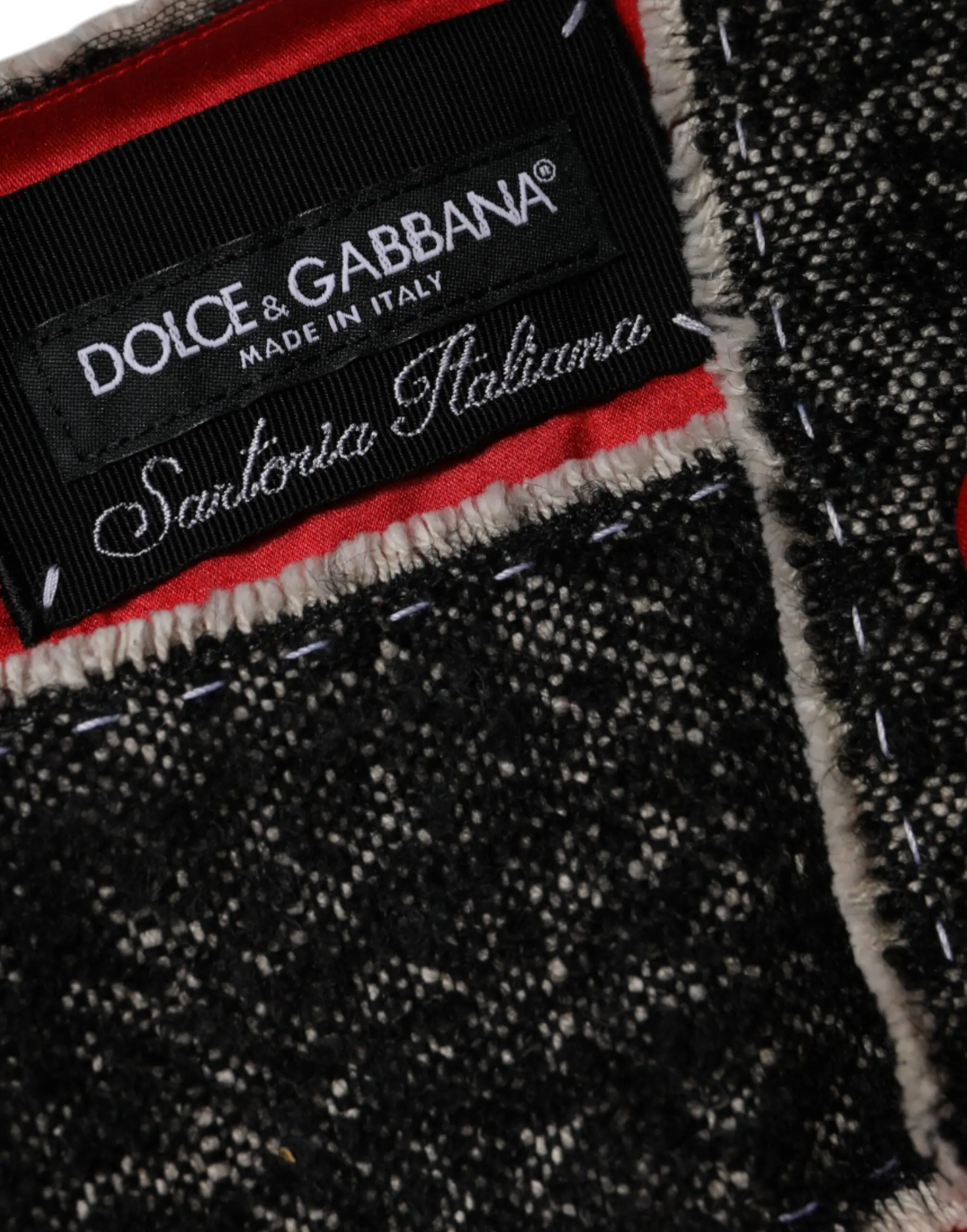Красное шерстяное мини-платье Dolce & Gabbana без рукавов с расклешенным силуэтом А-силуэта