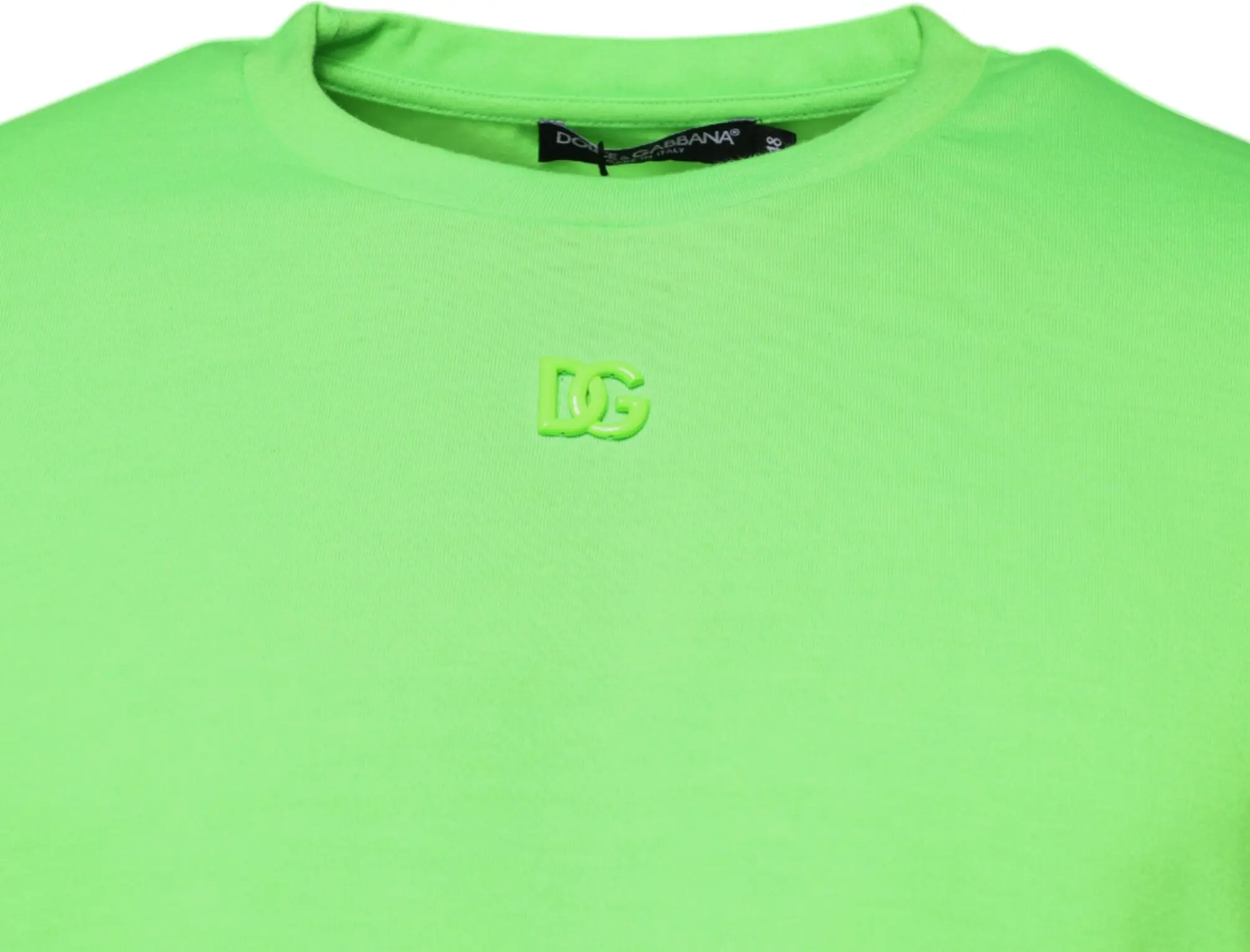 Polyester Crew Neck T-shirt Dolce & Gabbana