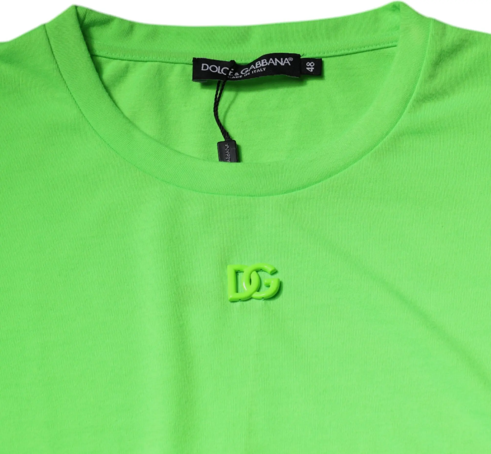 Polyester Crew Neck T-shirt Dolce & Gabbana