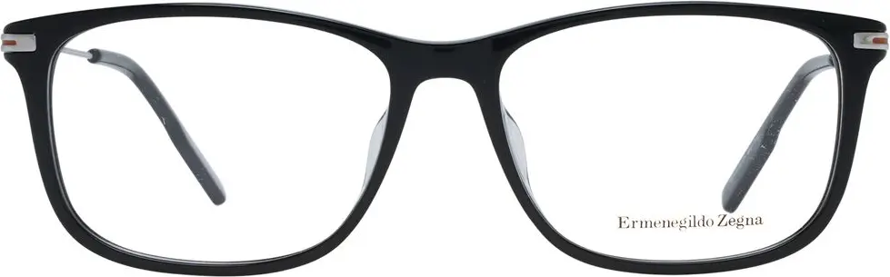Черная пластиковая оправа для очков Ermenegildo Zegna