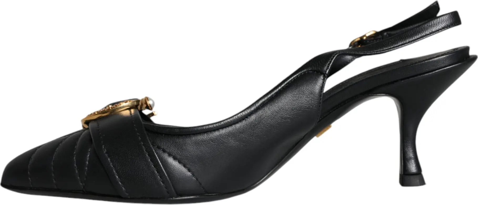 Slingback heels Dolce & Gabbana Black Devotion