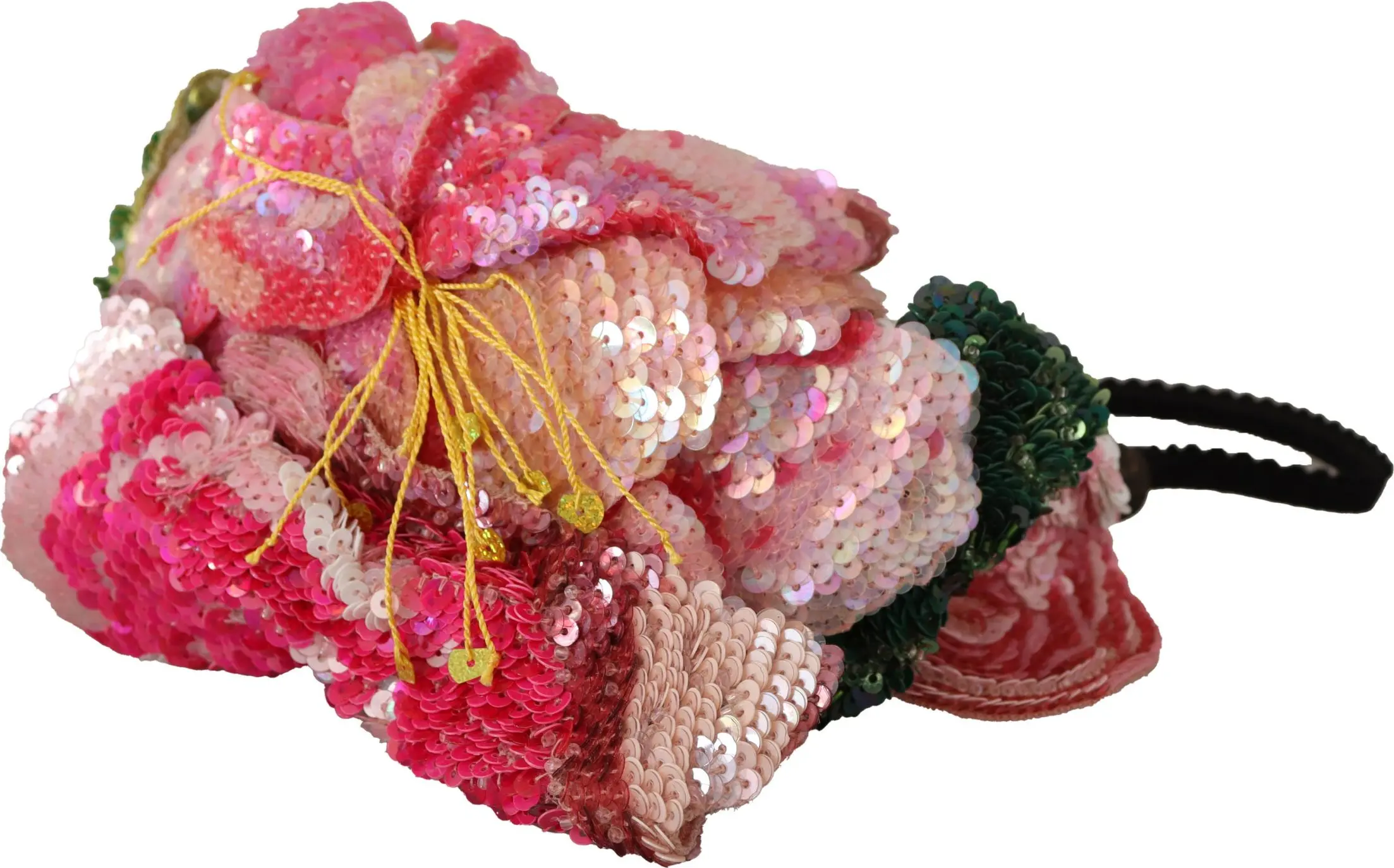 Headband Dolce & Gabbana Multicolor Sequined Lurex