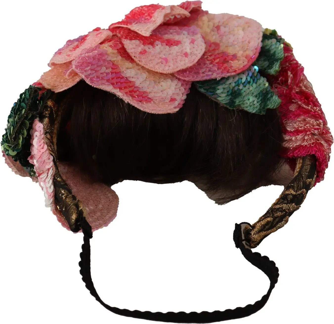 Headband Dolce & Gabbana Multicolor Sequined Lurex