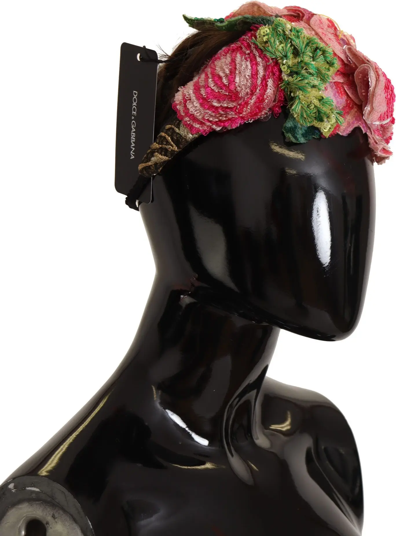 Headband Dolce & Gabbana Multicolor Sequined Lurex