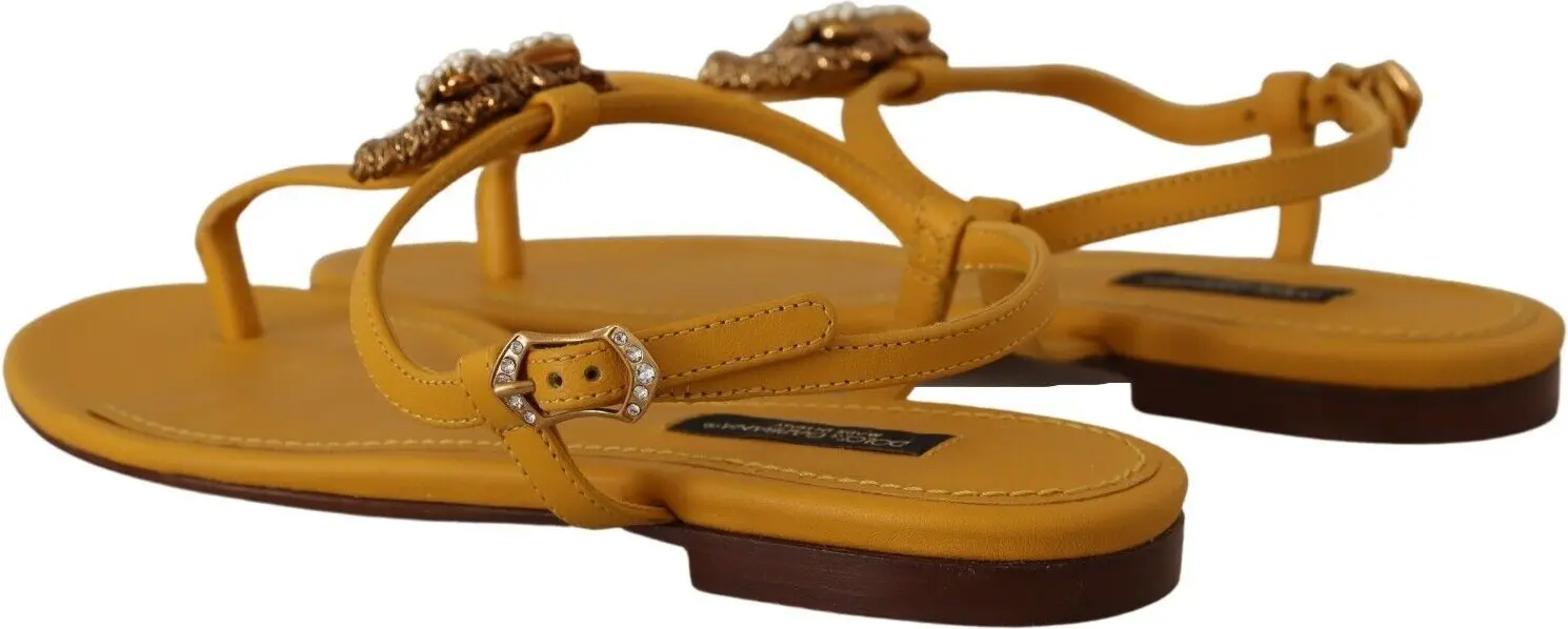 Сандалии на плоской подошве Dolce & Gabbana