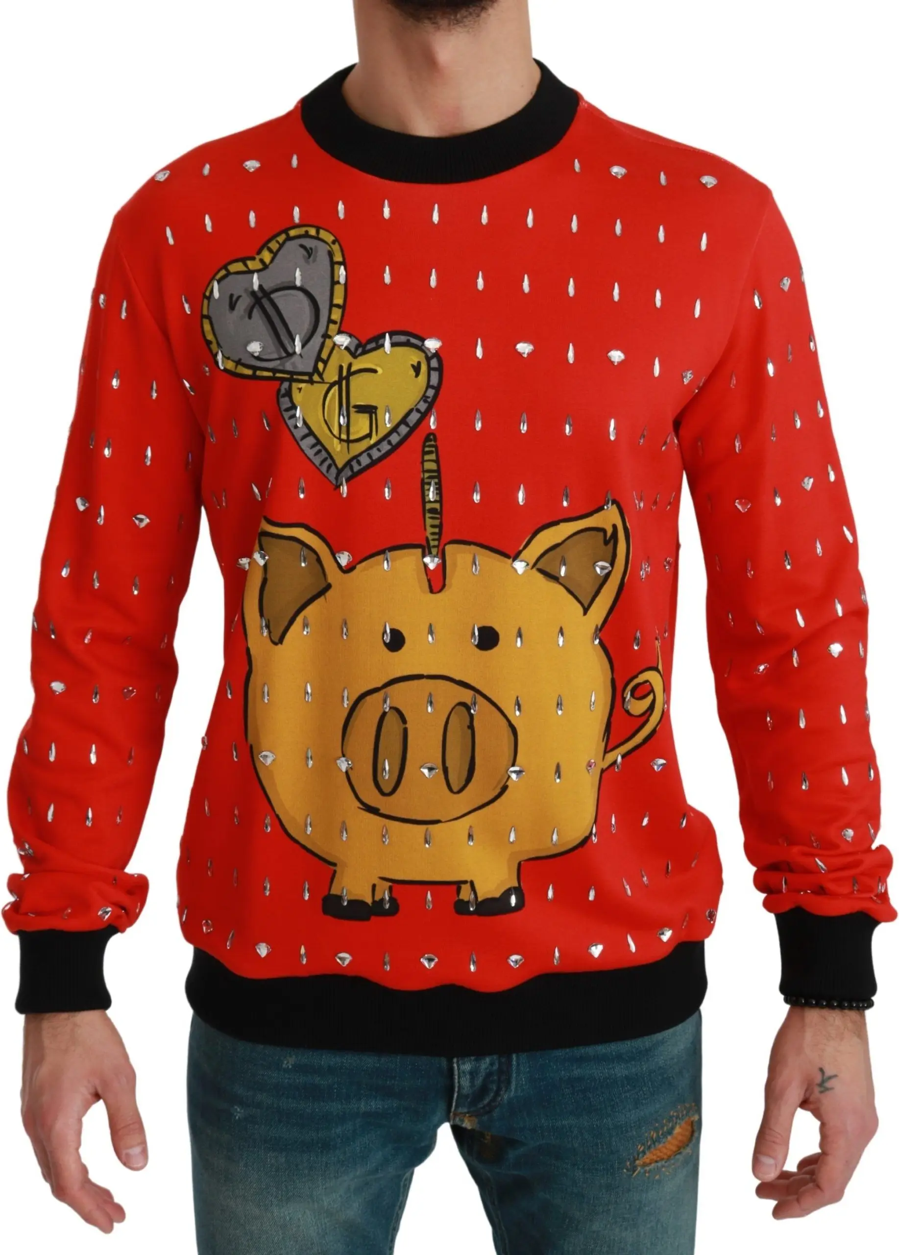 Dolce & Gabbana Red Crystal Pig of the Year sviter