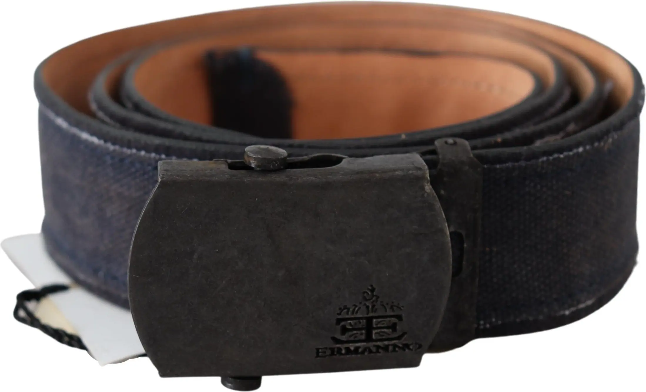 Waist Belt Ermanno Scervino Chic Blue Leather
