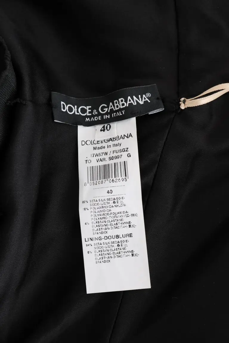 Боди Dolce & Gabbana Gold Silk Stretch Romper Body