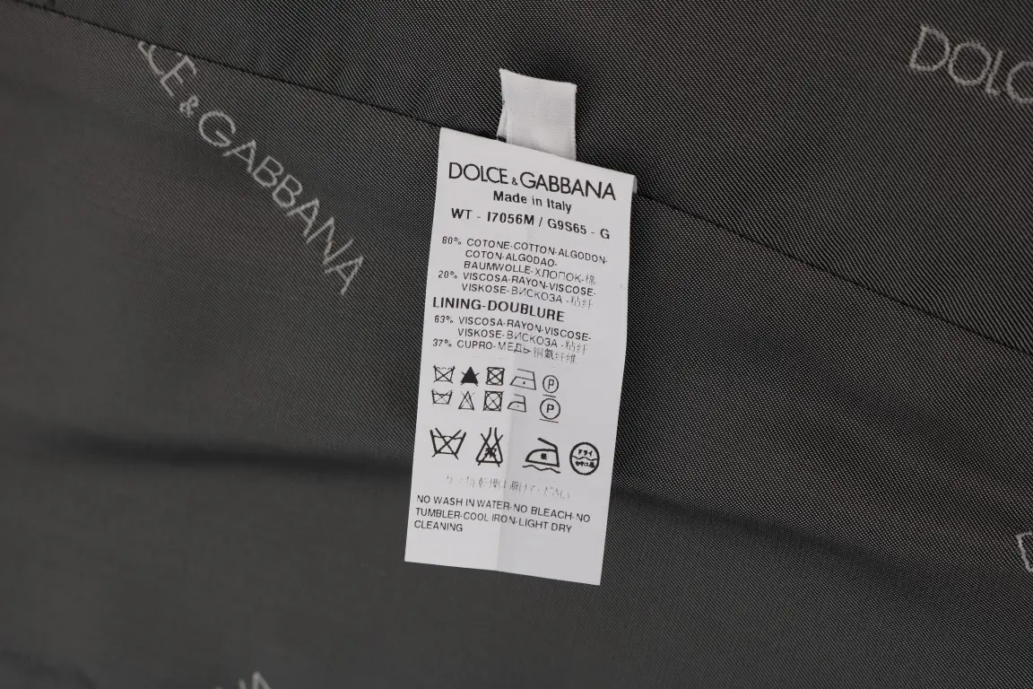 Серый жилет STAFF от Dolce & Gabbana