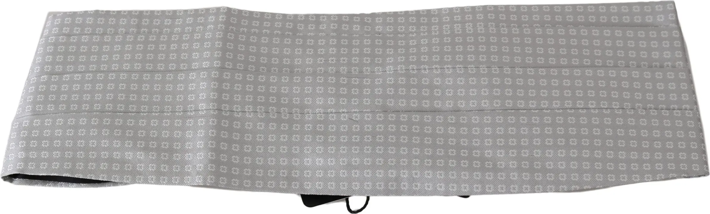 Cummerbund Dolce & Gabbana Elegant Gray Silk