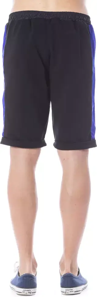 Verri erkaklar uchun qora paxta shortlari