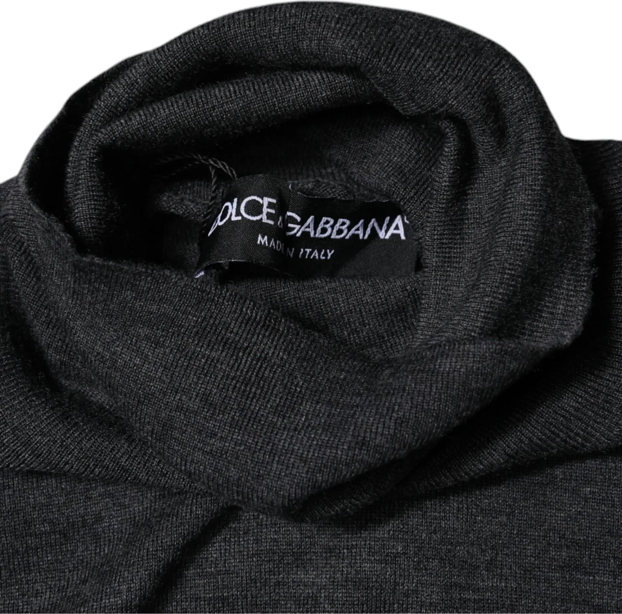 Wool Knit Turtleneck Pullover Sweater Dolce & Gabbana