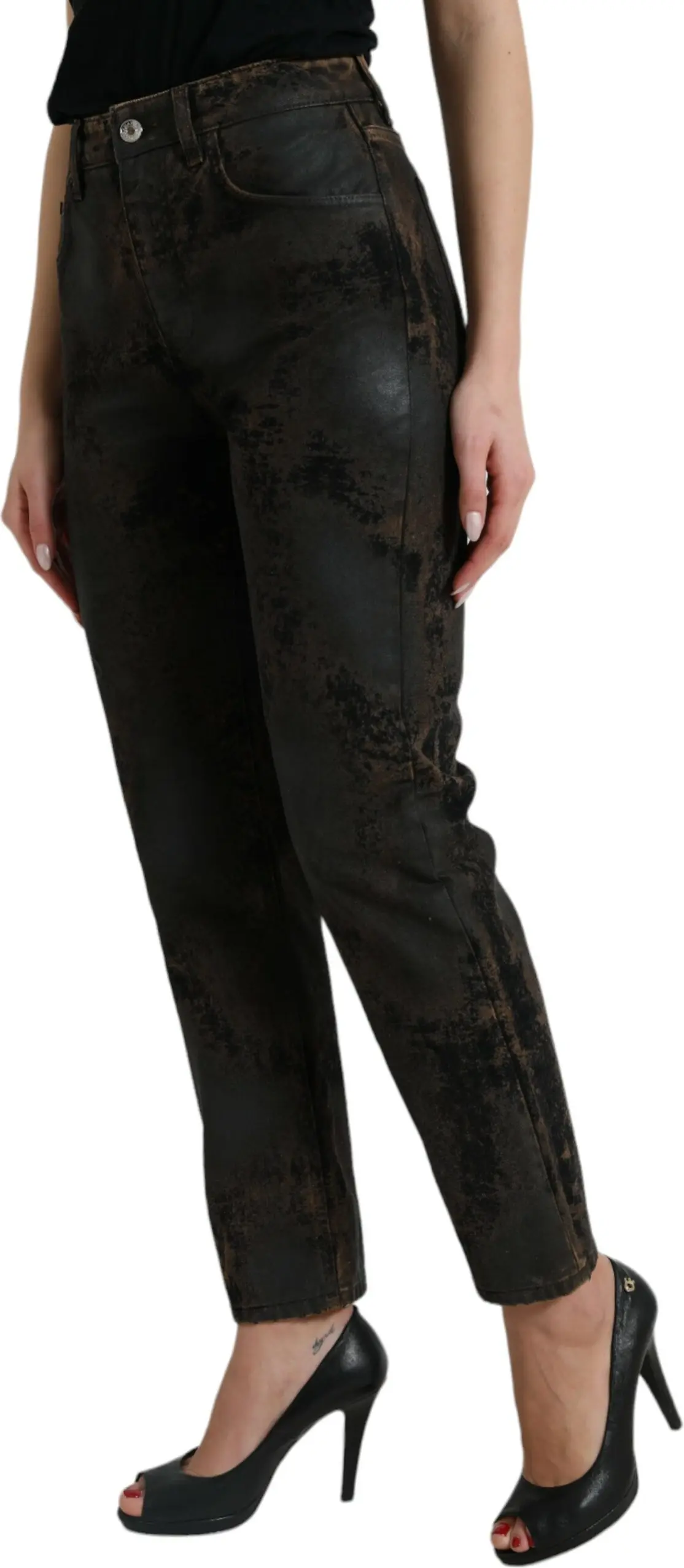 Jeans Dolce & Gabbana BOYFRIEND Mid Waist Cotton