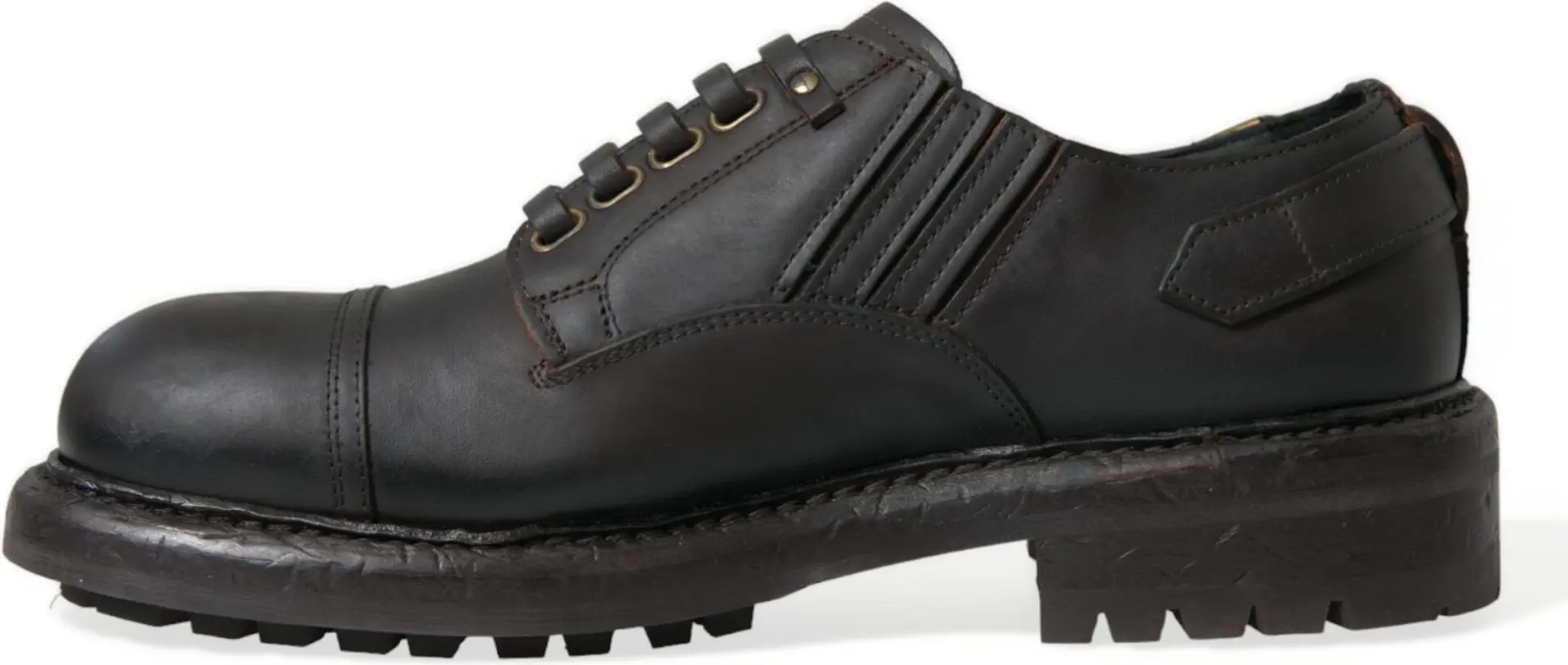 Мужские туфли Derby Dolce & Gabbana из натуральной кожи со шнуровкой