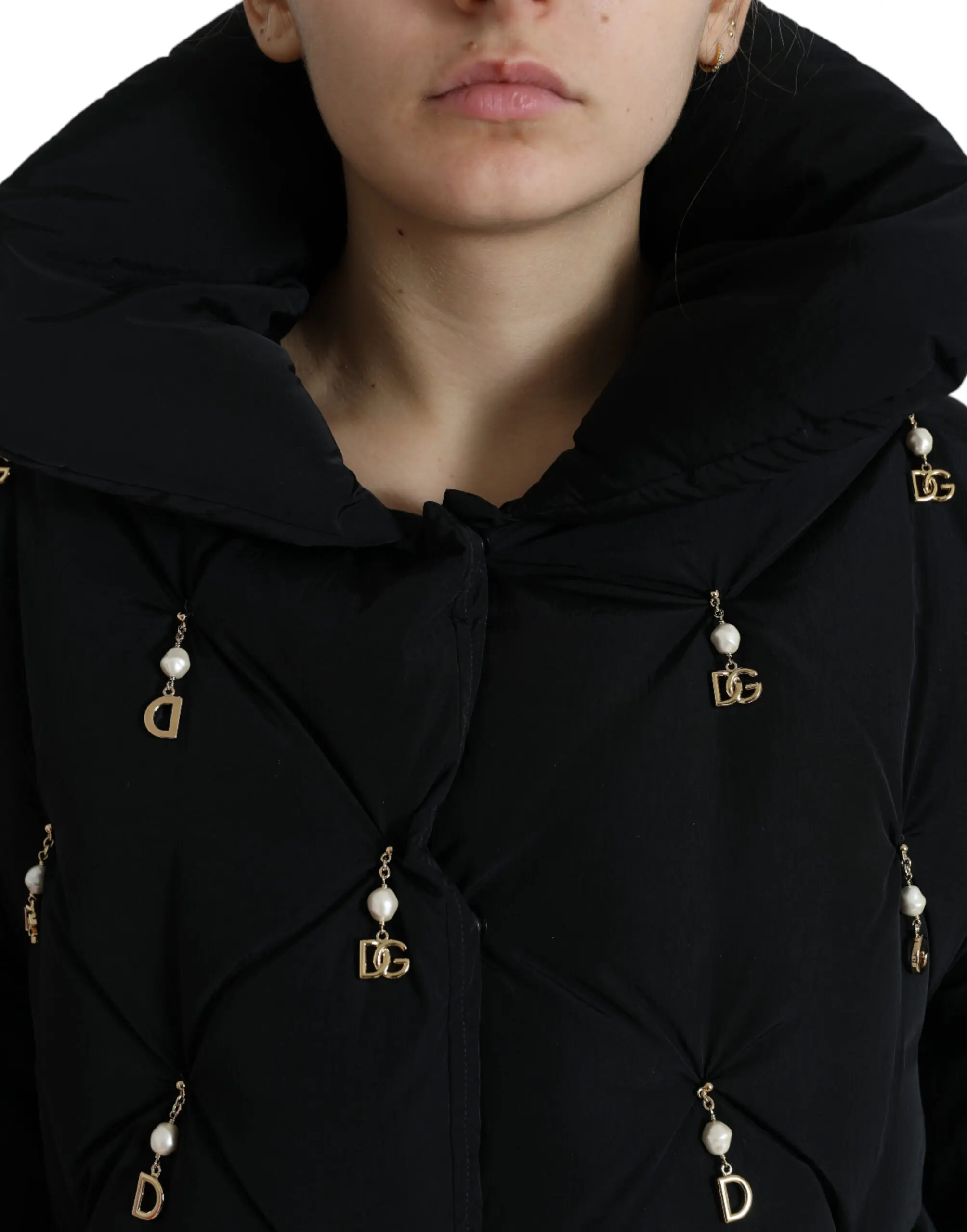 Dolce & Gabbana qora bezakli yengil+{bomber