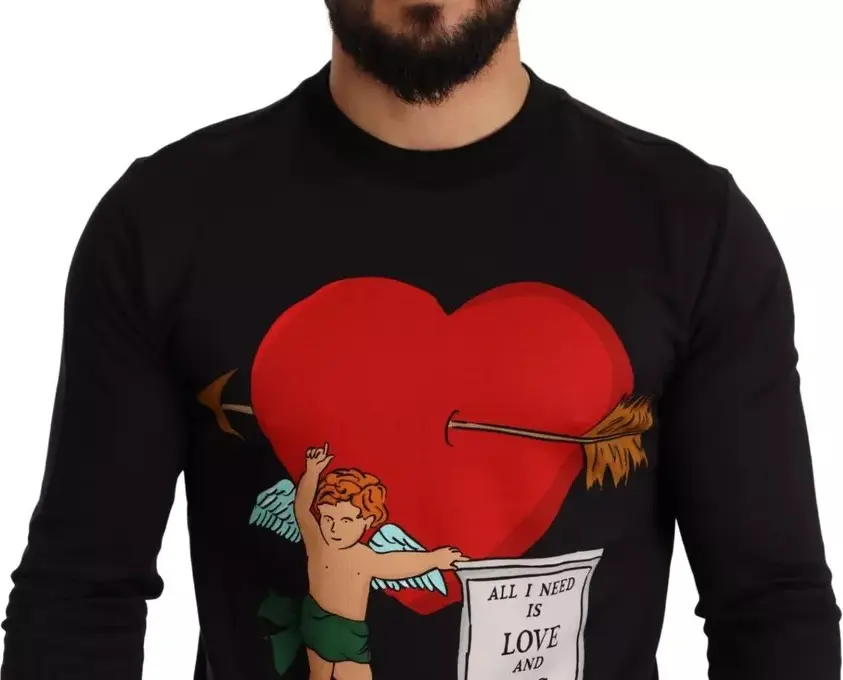 Dolce & Gabbana Qopqog'li futbolka sviter