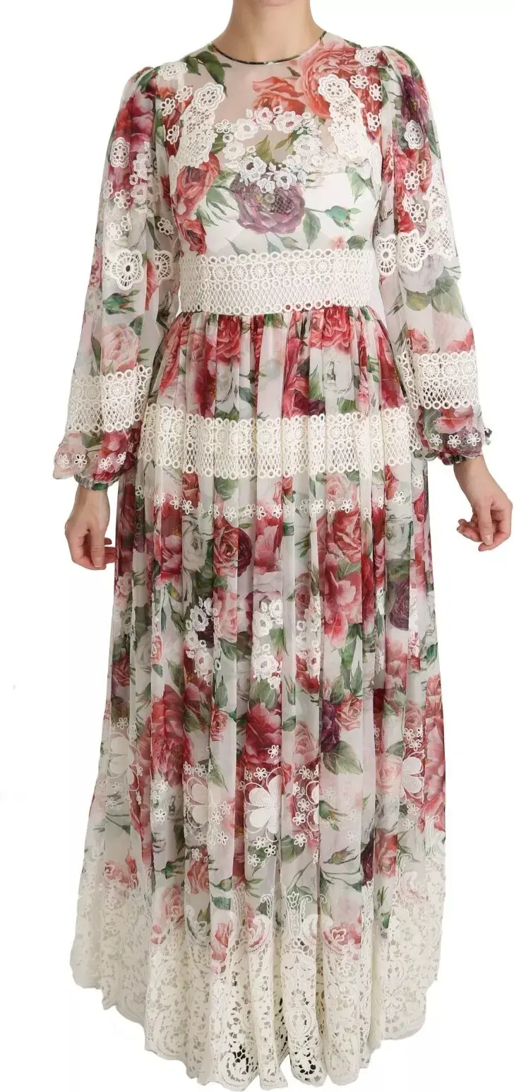 Длинное платье-футляр Maxi Dress Dolce & Gabbana