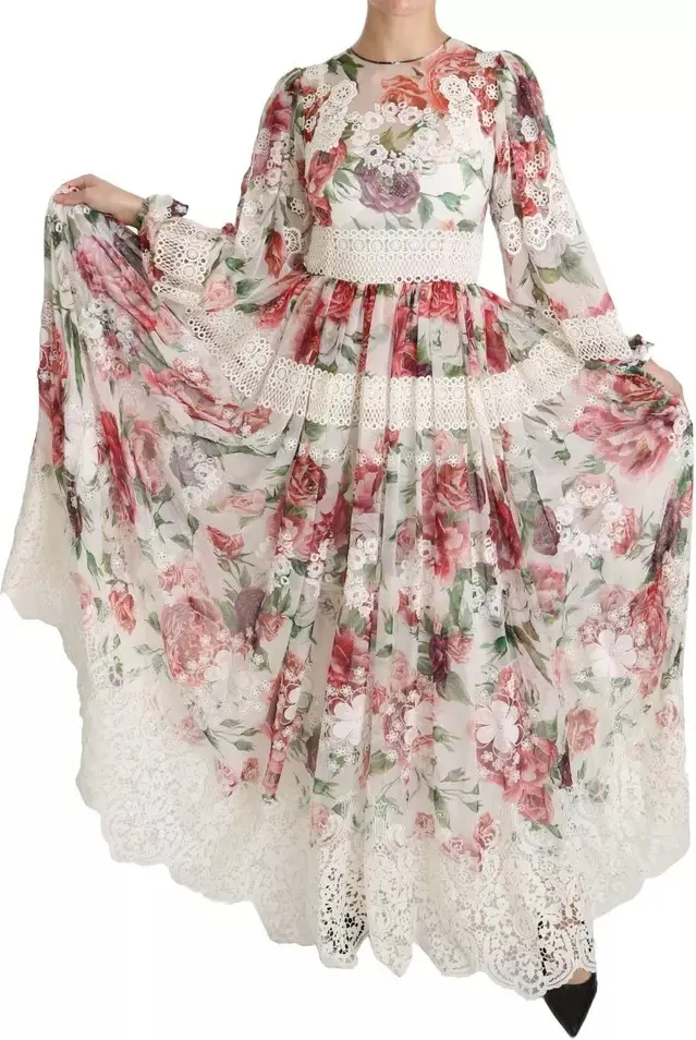 Длинное платье-футляр Maxi Dress Dolce & Gabbana