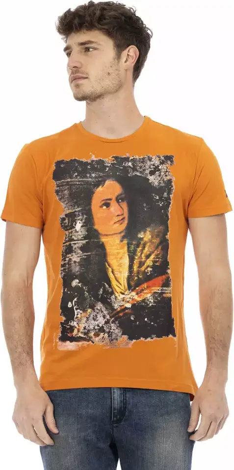 Trussardi Action Orange Short Sleeve T-shirt