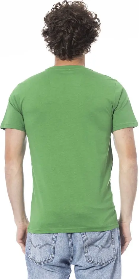 T-Shirt Cavalli Class Green Cotton