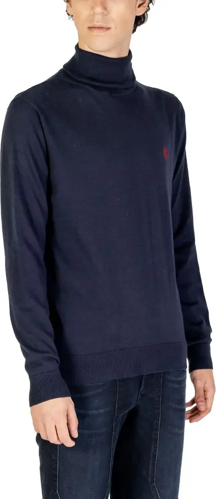 Синий хлопковый водолазка U.S. Polo Assn.