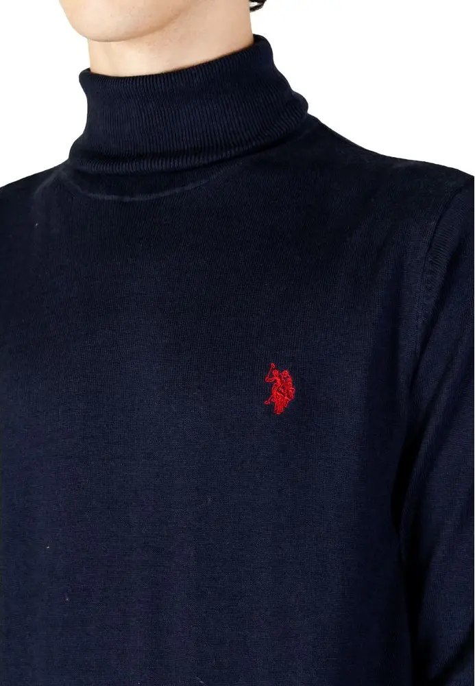Синий хлопковый водолазка U.S. Polo Assn.