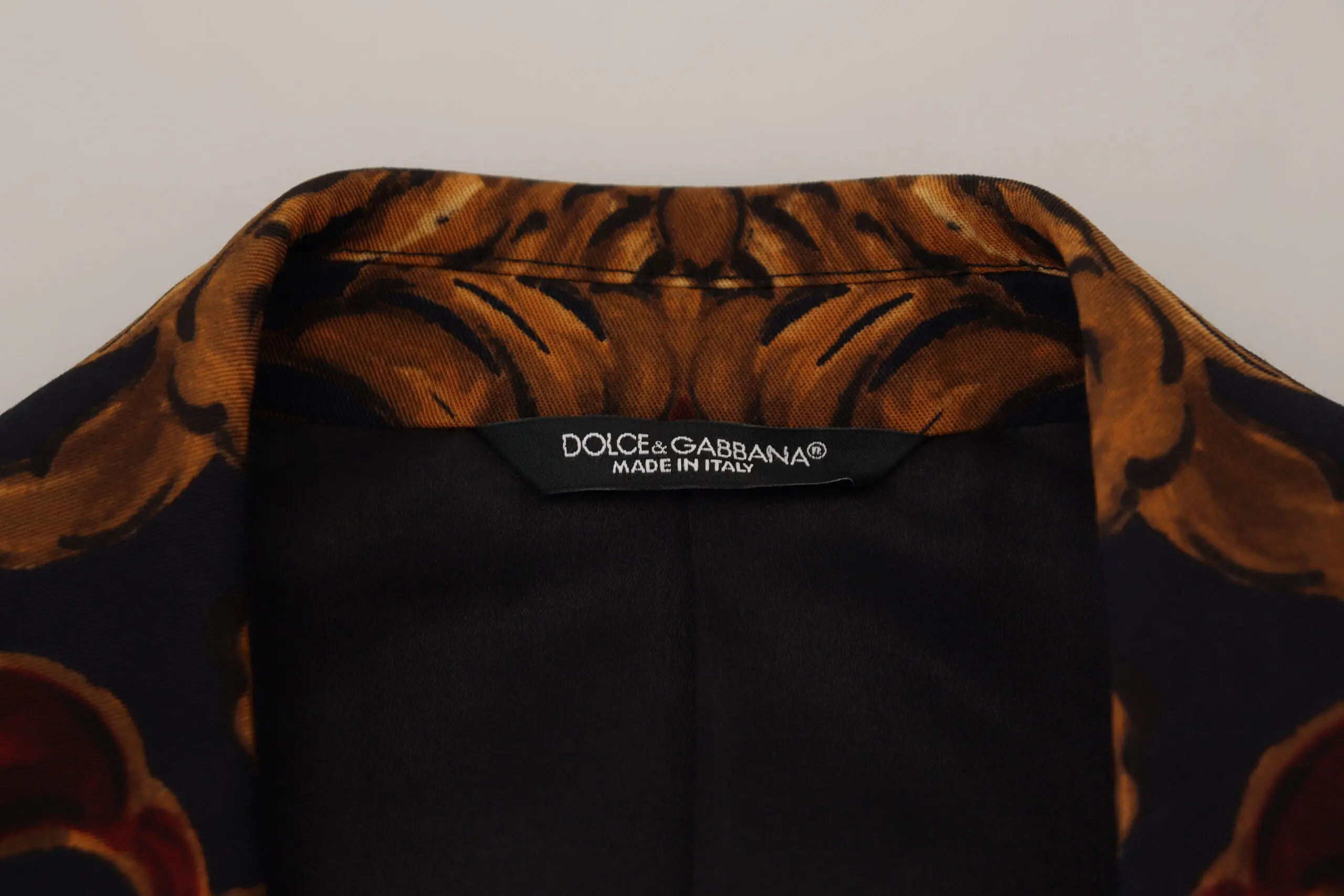 Multicolor Floral Single Breasted Martini Blazer Dolce & Gabbana